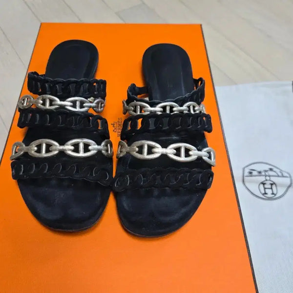 [BUNJANG] Hermes Chantal Sandals Slippers (Size 36) / (정품) 에르메스 샌들 슬리퍼 (36)