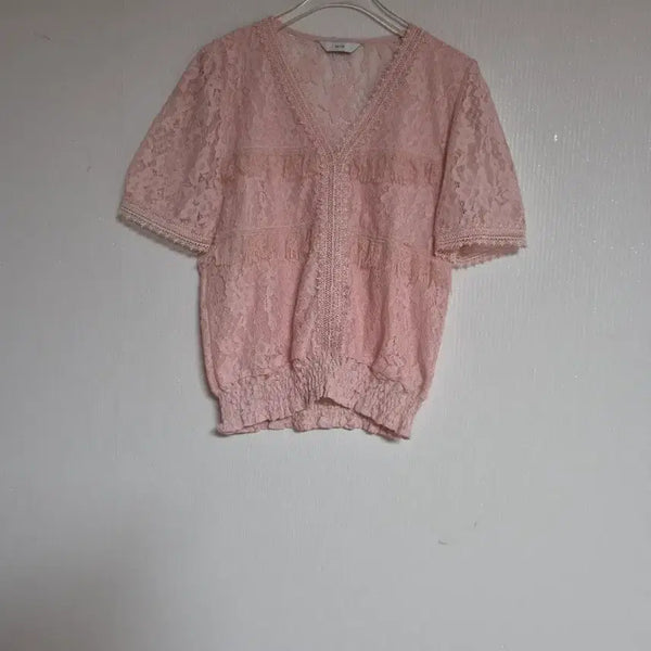 [BUNJANG] SATIN 2022 Embroidered Lace Blouse / SATIN사틴2022자수레이스 블라우스55반~66반/시원