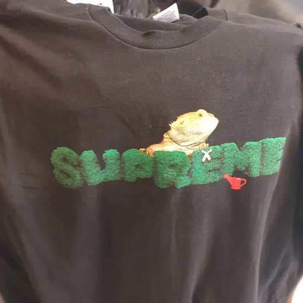 [BUNJANG] Supreme Lizard Graphic T-Shirt XL Black / 슈프림 도마뱀 반팔티 XL 사이즈