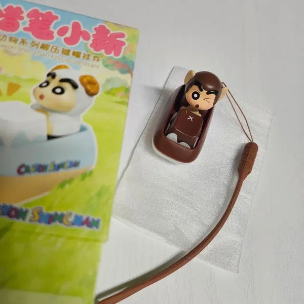 [BUNJANG] Crayon Shin-chan Official Animal Keycap Keyboard Keyring Monkey Shin-chan / (새상품) 짱구는 못말려 정품 동물 키캡 키보드캡 키링 원숭이 짱구