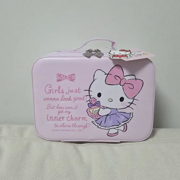 [BUNJANG] Sanrio Hello Kitty Pink Makeup Box / 키티 핑크 메이크업 박스