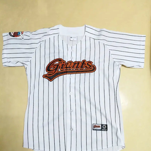 [BUNJANG] Lotte Giants Home Stripe Non-Marking Uniform Size 95 / 롯데자이언츠 홈 스트라이프 노마킹 유니폼 95사이즈 팝니다