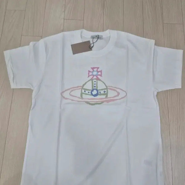 [BUNJANG] Vivienne Westwood Orb Logo T-Shirt / 새상품)비비안웨스트우드 화이트 오알비 반팔티
