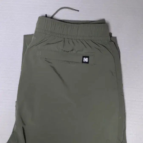 [BUNJANG] Kodak Apparel Nylon Cargo Jogger Pants (Khaki) / (22년식) 코닥 기능성 밴딩 카고팬츠 32~34 여름바지
