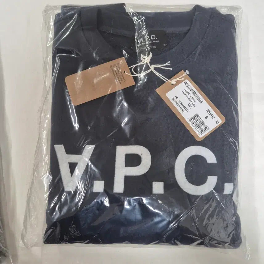 [BUNJANG] A.P.C. Navy Sweatshirt S / A.P.C. 아페쎄 맨투맨 네이비 S