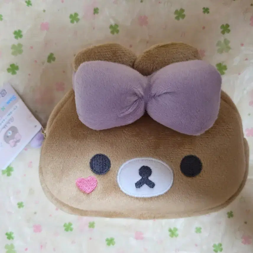 [BUNJANG] Chairoiko Kuma Makeup Series Mirror Pouch / 챠이로이고쿠마 메이크업 시리즈 거울 파우치 (새상품)