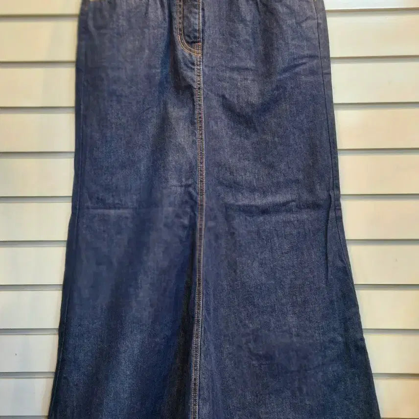 [BUNJANG] The Cashmere Denim Long Skirt / 더캐시미어 청치마 롱 스커트