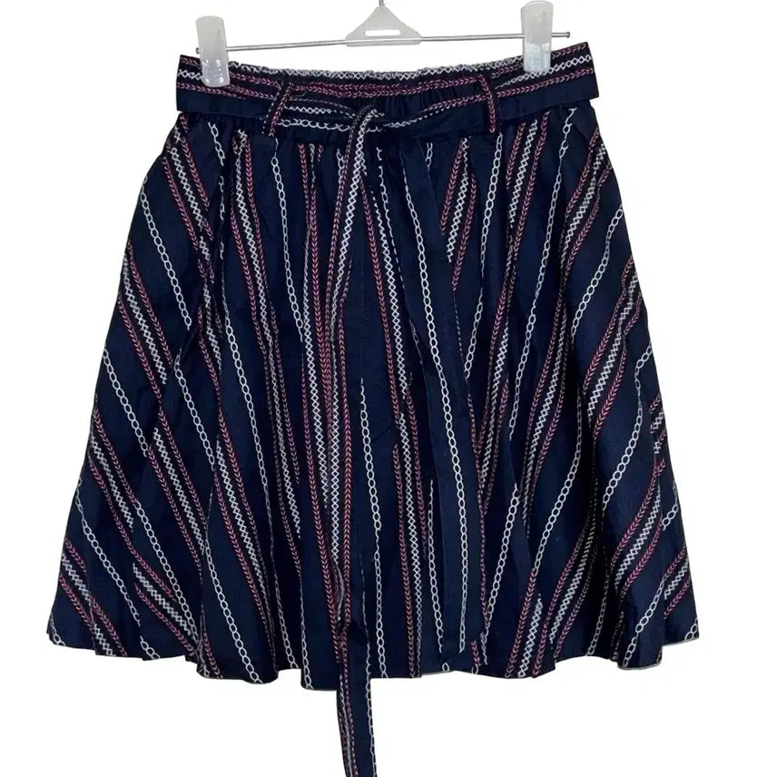 [BUNJANG] Colza Vintage Pattern Ribbon Skirt / colza 빈티지 패턴 리본 스커트