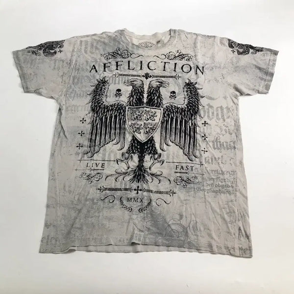[BUNJANG] AFFELICTION Short Sleeve T-Shirt / AFFELICTION 반팔