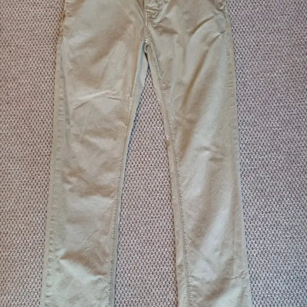 [BUNJANG] Nudie Jeans Worn Khaki Regular Fit Chino Pants Khaki Beige 31x34 / 새상품 누디진 웜 카키 레귤러 치노 팬츠 (카키 베이지 / 31x34)