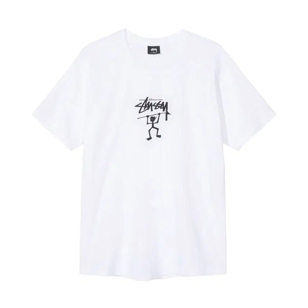 [BUNJANG] Stussy Warrior T-Shirt White M / 스투시 워리어 반팔티 M