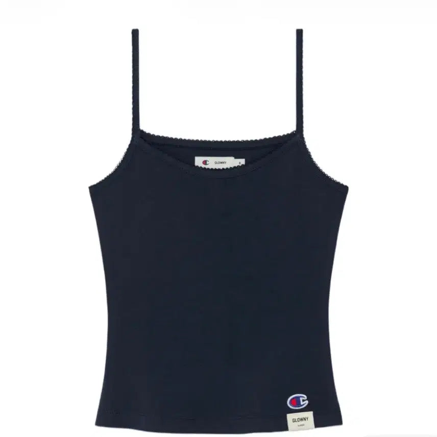 [BUNJANG] Glonny x Champion Camisole Navy / 글로니 x 챔피온 캐미솔 네이비