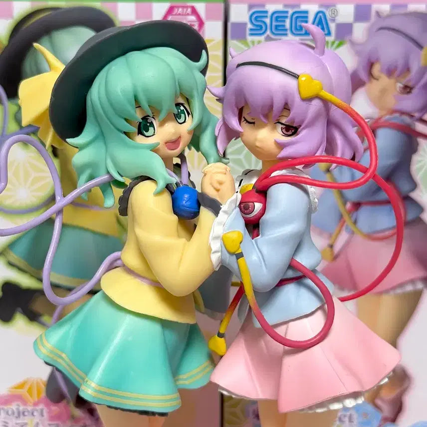 [BUNJANG] Touhou Project Koishi Komeiji & Satori Komeiji Sega Figure Set / 동방프로젝트 코메이지 코이시 & 사토리 세가 피규어