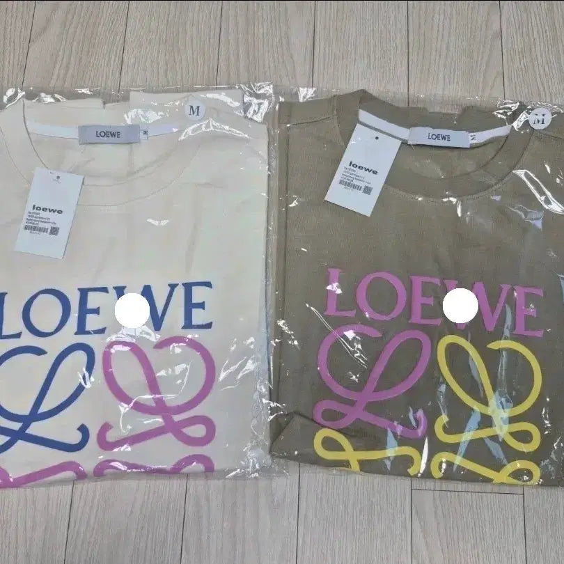 [BUNJANG] ROAIBE Signature Logo Short Sleeve T-Shirt (Ivory/Khaki) M Size / 새상품)로애베 반팔티 (아이보리/카키) M사이즈