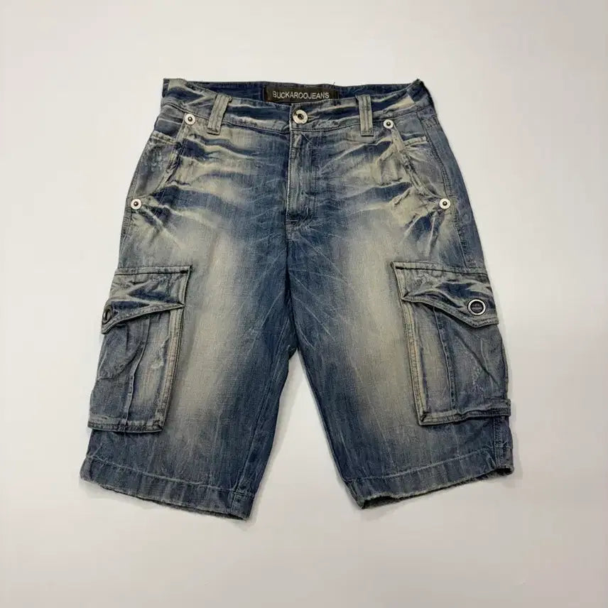 [BUNJANG] Buckaroo Bermuda Cargo Denim Half Pants Size 32 / (32) BUCKAROO 버뮤다 카고 데님 하프 팬츠