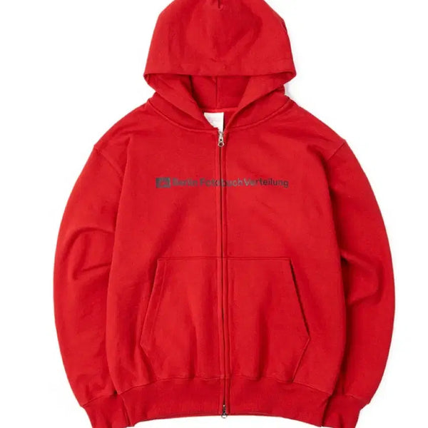 [BUNJANG] Distribution Berlin Hoodie Red S / 베를린포토북디스트리뷰션 후드집업 레드 S