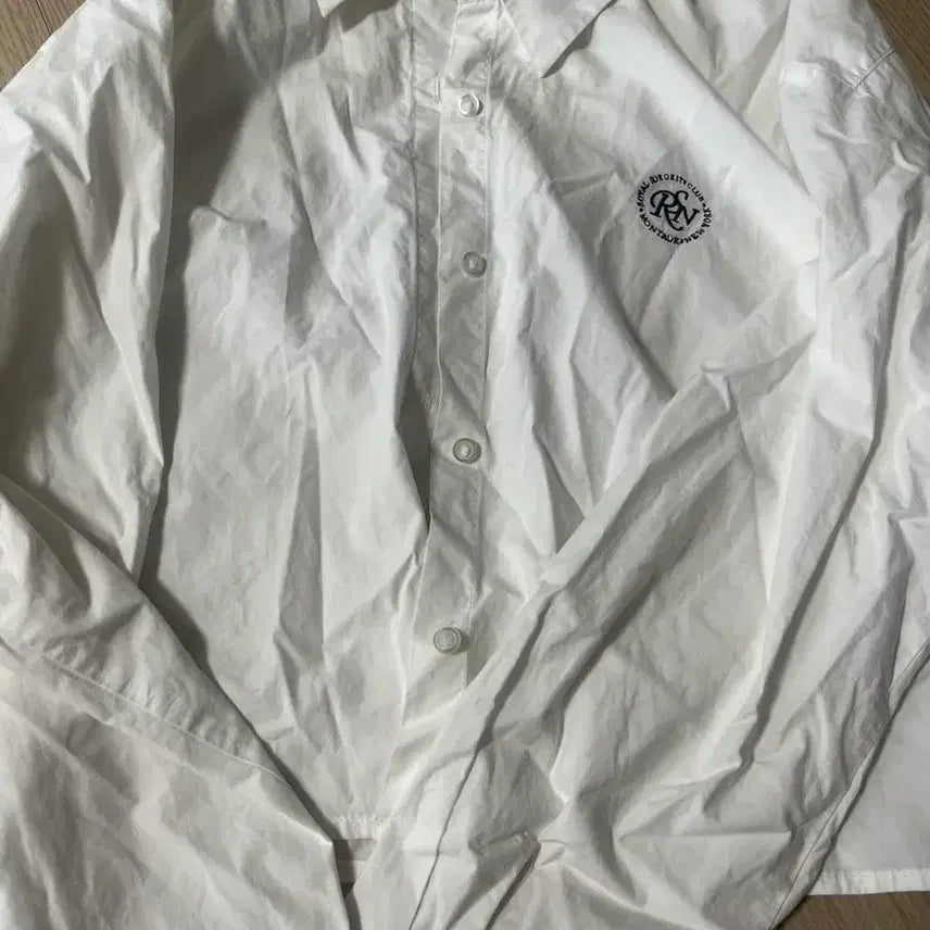 [BUNJANG] White Warming Shirt / 화이트 난방 셔츠