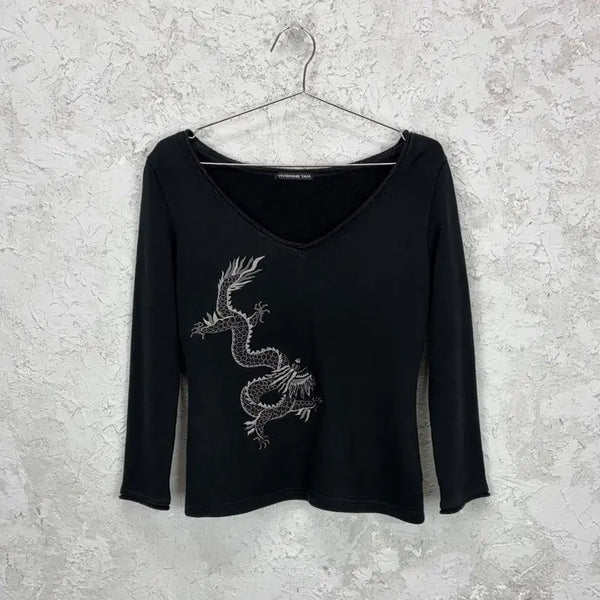 [BUNJANG] Vivienne Tam 2000s Japanese Silk Blend Blouse / 2000s VIVIENNE TAM