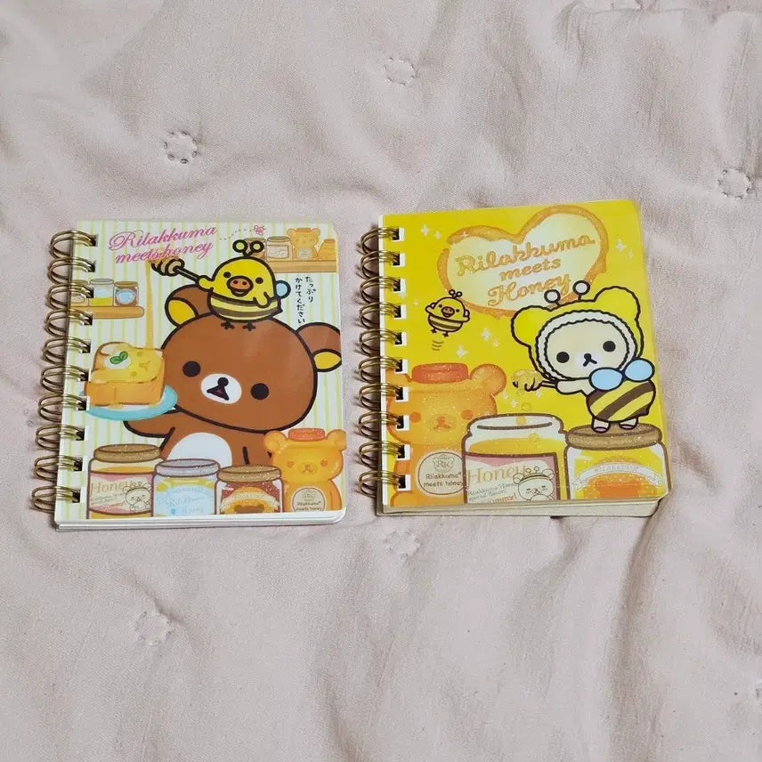[BUNJANG] Rilakkuma Mini Spring Notebook Set / (고전) 2011 리락쿠마 미니 스프링 노트 일괄