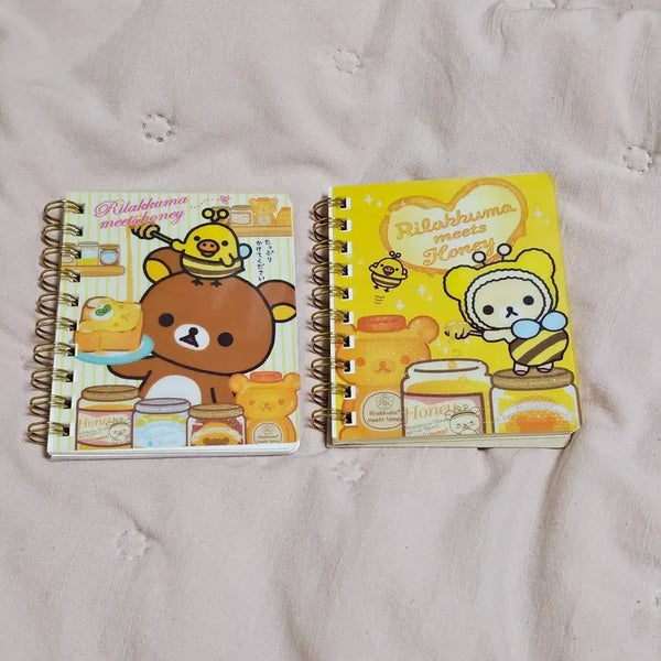 [BUNJANG] Rilakkuma Mini Spring Notebook Set / (고전) 2011 리락쿠마 미니 스프링 노트 일괄