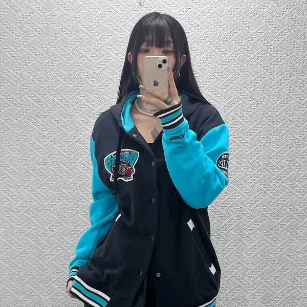 [BUNJANG] Mitchell & Ness Vancouver Grizzlies Retro Varsity Jacket L / 미첼엔네스 NBA 희귀 레트로 벤쿠버 그리즐리 바시티자켓 L C12788