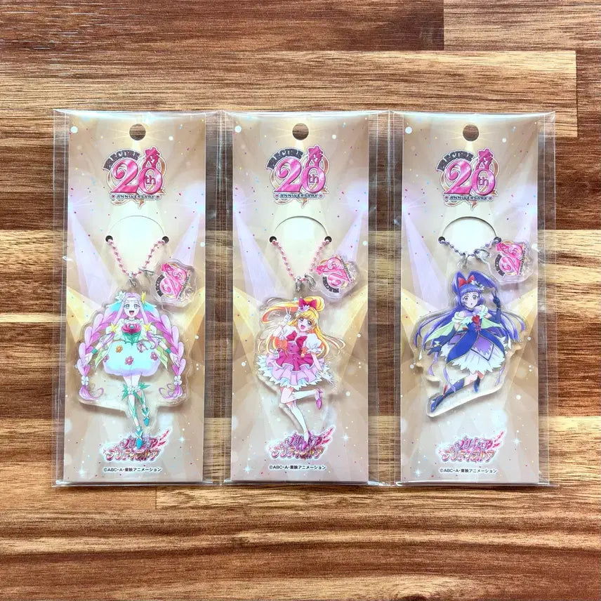 [BUNJANG] Bandai Maho Girls PreCure! 20th Anniversary Keychain (Sealed Bundle Set) / (가격 내림X/미개봉/일괄) 마법사 프리큐어 20주년 키체인 반다이