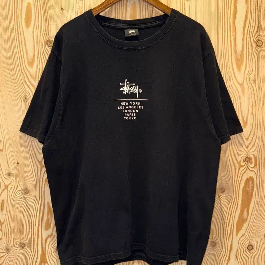 [BUNJANG] Stussy City Stack Short Sleeve T-Shirt XL / 스투시 시티 스택 반팔 티셔츠