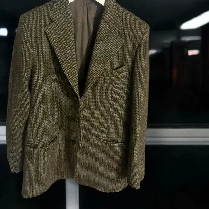 [BUNJANG] Italian 48 Men's Wool Blazer / 세일 이태리 48 남성 수트 스코틀랜드 두툼한 울 블레이저 M 95
