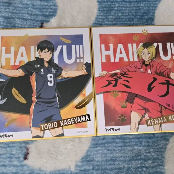 [BUNJANG] Haikyuu!! Banner Shikishi Set - Kageyama & Kenma Setter Bundle / 하이큐 현수막 색지 카게야마,켄마 세터일괄 (일괄)