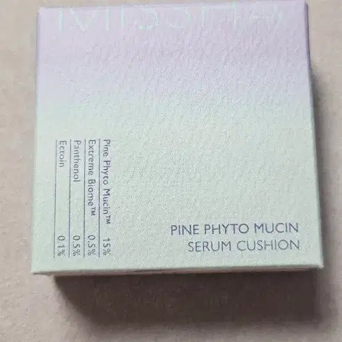 [BUNJANG] Missha Layering Fit Fine Phyto-Mucin Serum Mini Cushion (Cocoon Color) / (새상품 반값)미샤 레이어링핏 파인피토뮤신 세럼 미니쿠션 코쿤색상