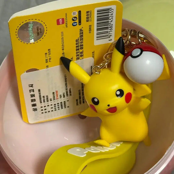 [BUNJANG] Pokemon Puniz Collectible Figure Keychain Pikachu / 포켓몬 퍼니즘 키홀더 키링 피카츄