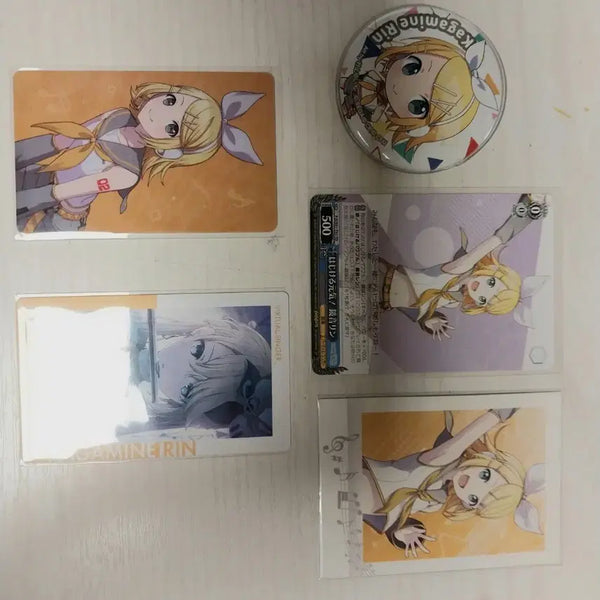 [BUNJANG] Project Sekai Rin 1st/2nd Gen Paper Can Badge Bundle Set / 프로세카 프세카 린 1/2성 지류 캔벳지 버싱벤 니고린 이픽 일괄