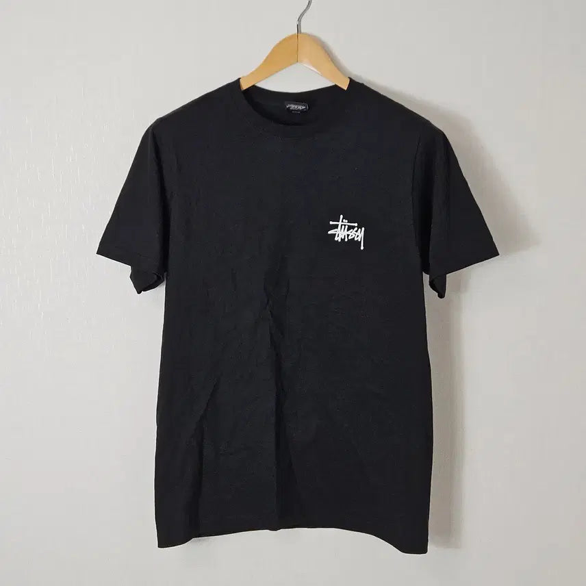 [BUNJANG] Stussy Basic Pigment Dyed T-Shirt Black S / 스투시 베이직 피그먼트 반팔 티셔츠 다이드 블랙 S