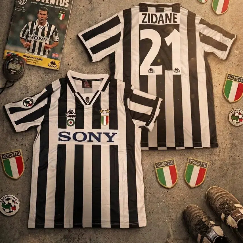 [BUNJANG] Juventus Zidane 96/97 Serie A Short Sleeve Jersey / 세리에A 96/97 유벤투스 지단 반팔 유니폼 판매합니다