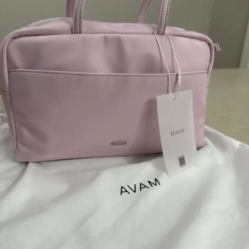 [BUNJANG] AVAM Light Pink Nylon Tote Bag (Small) / AVAM 아밤 핑크 나일론 토트백 미사용 새상품 정품