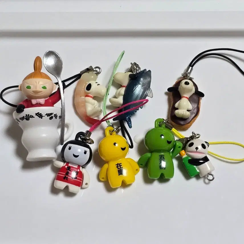 [BUNJANG] Snoopy Keychain Bundle / 스누피 키링 아니죠 키링 8개 일괄 급처분  주말할인