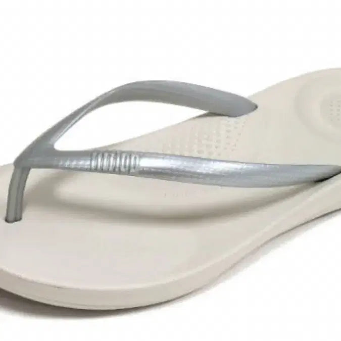 [BUNJANG] Fitflop I-Cushion Ergonomic Sandals Silver 235 / 핏플랍 아이쿠션 에고노믹 실버 235