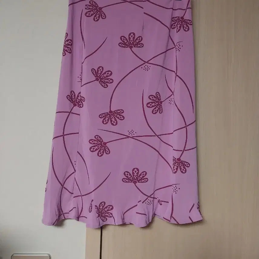[BUNJANG] Floral Print Long Skirt Size 44 / 꽃무늬 롱 스커트 44