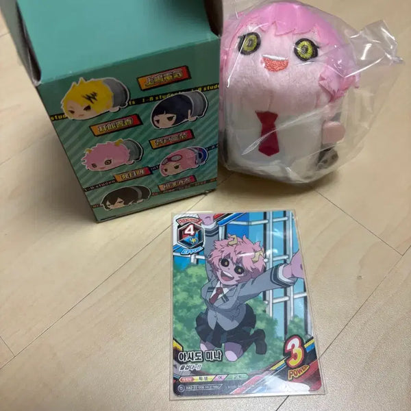 [BUNJANG] My Hero Academia Mina Ashido Mochi Cotton Plush Bundle Set / 히로아카 아시도 미나 모찌마스 일괄