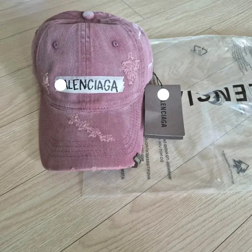 [BUNJANG] Balenciaga Logo Embroidered Burgundy Ball Cap / 새상품)발렌시아가 로고 자수 볼캡 버건디