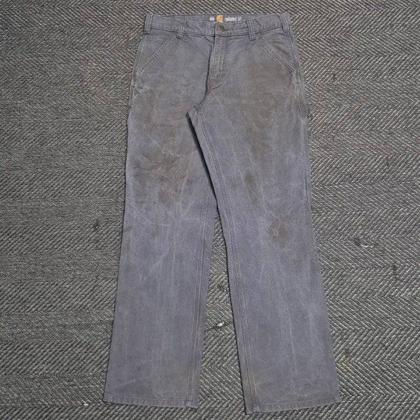 [BUNJANG] Carhartt Single Knee Grey Pants A416 / [32]칼하트 싱글니 그레이-A416