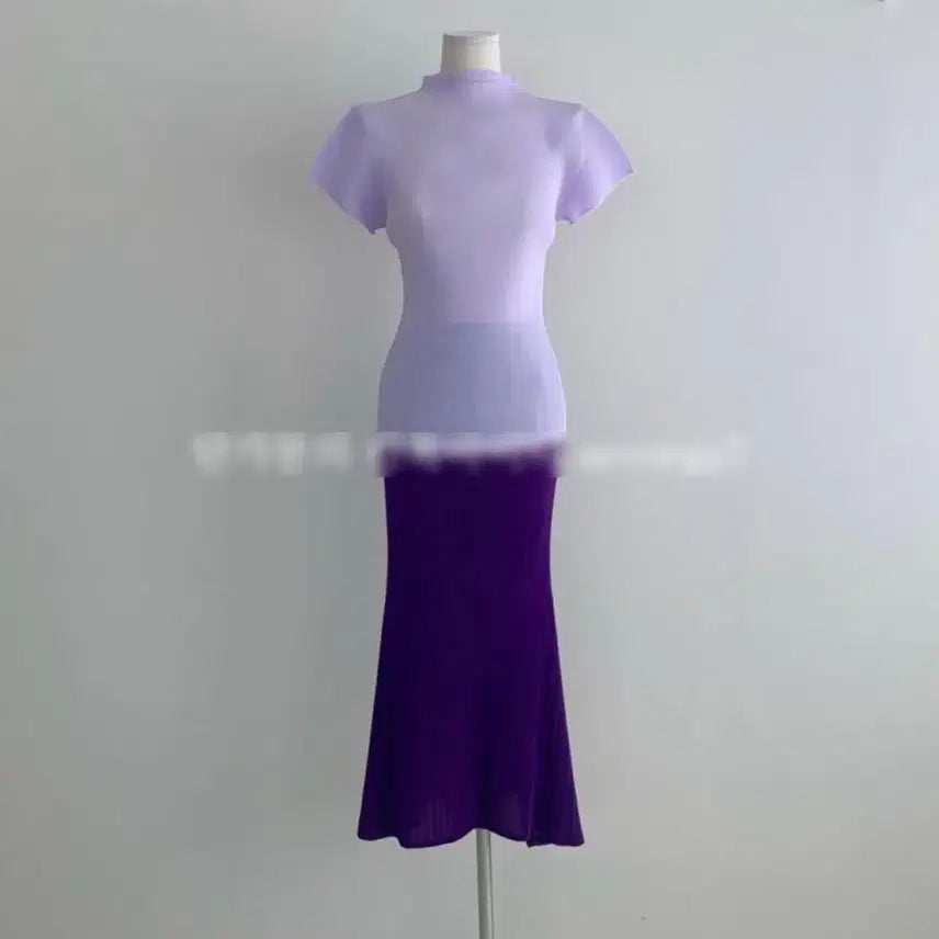 [BUNJANG] Pleated Mermaid Line Midi Skirt / 플리츠스커트 인어라인
