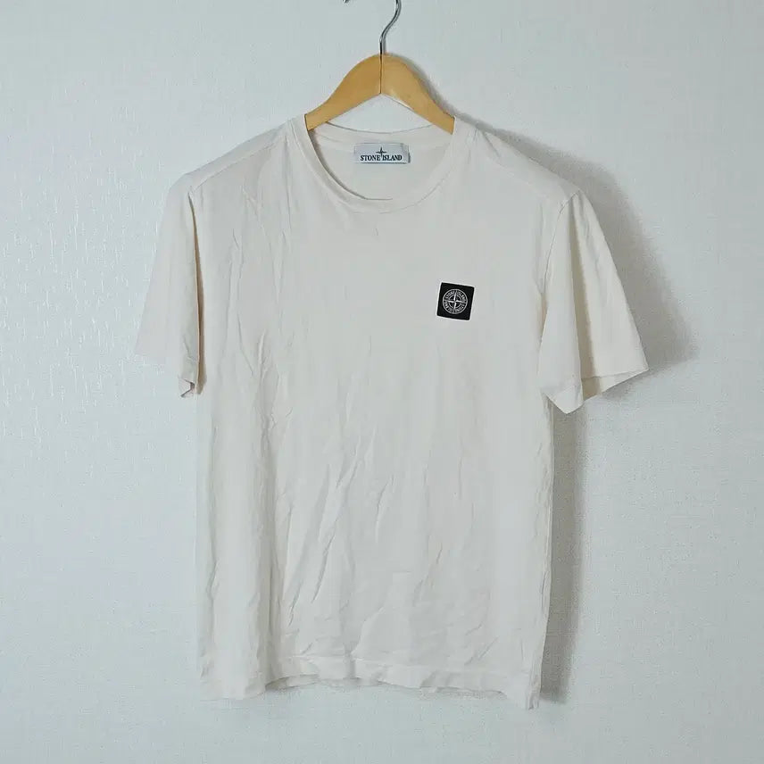 [BUNJANG] Stone Island Genuine Plaster T-Shirt Logo Patch Size S / 스톤아일랜드 정품 플래스터 반팔 티셔츠 로고패치 S