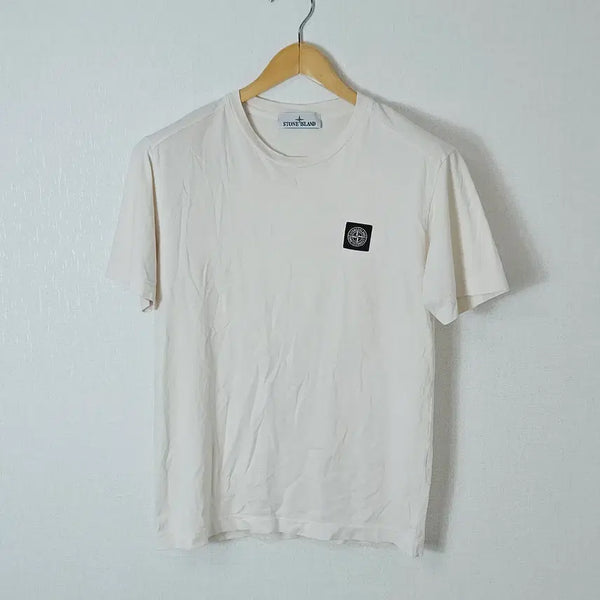 [BUNJANG] Stone Island Genuine Plaster T-Shirt Logo Patch Size S / 스톤아일랜드 정품 플래스터 반팔 티셔츠 로고패치 S