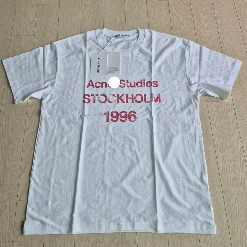 [BUNJANG] Acne Studios Stockholm 1996 White T-Shirt XXL / 새상품)아크네 스튜디오 스톡홀름 1996 화이트 반팔티 XXL