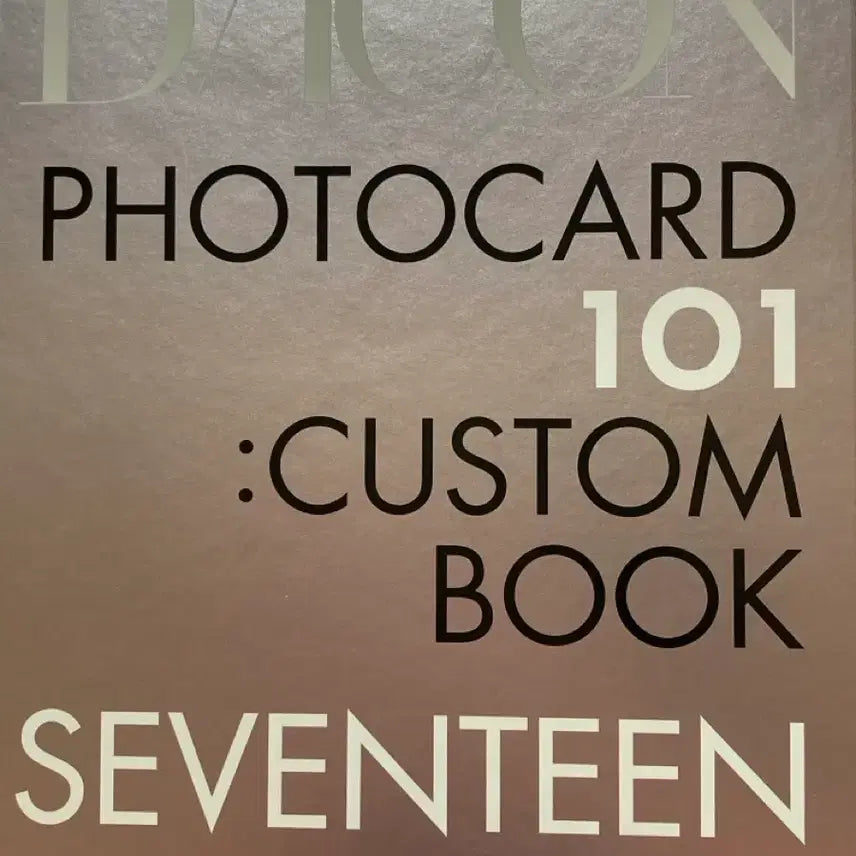 [BUNJANG] Seventeen Dicon Photocard Set (101 pcs) Custom Book / 세븐틴 디아이콘 포카 101장 커스텀북