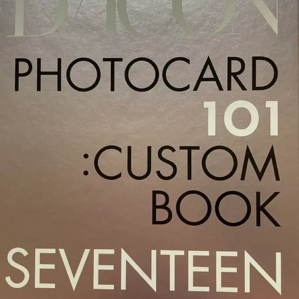 [BUNJANG] Seventeen Dicon Photocard Set (101 pcs) Custom Book / 세븐틴 디아이콘 포카 101장 커스텀북