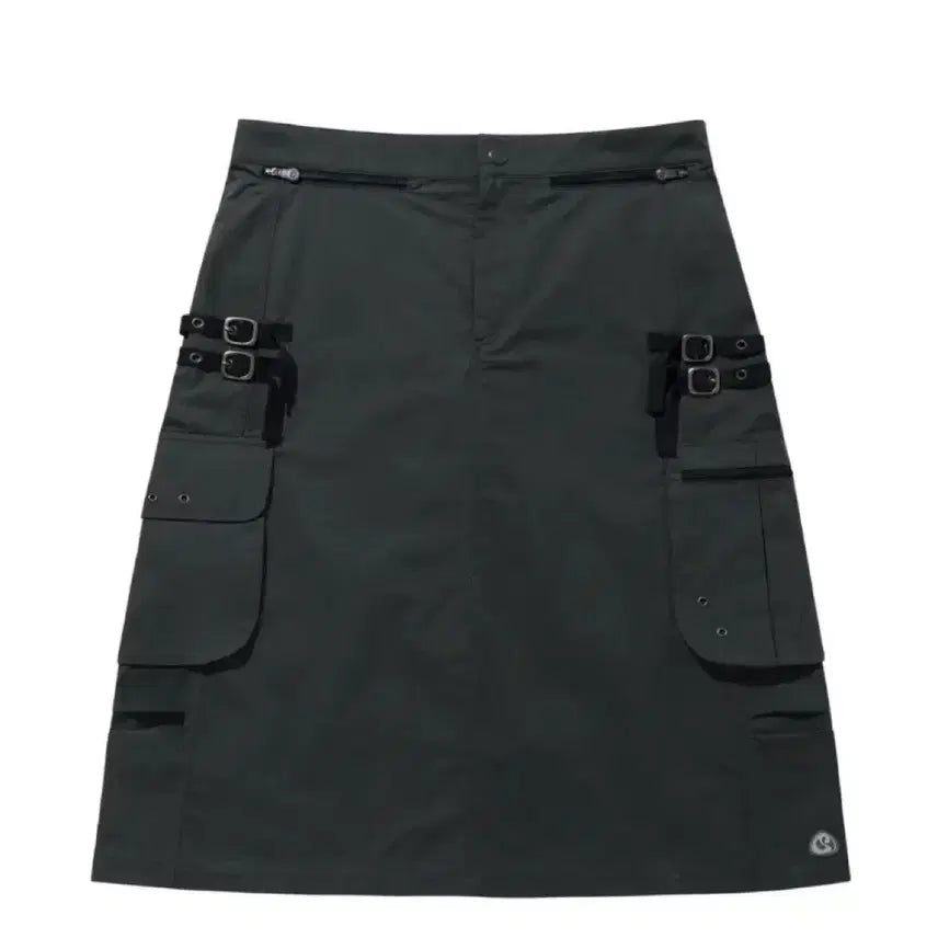 [BUNJANG] Suu Smart Urban Useful Cinnamoroll Folding Cargo Skirt Dark Grey / 코이세이오 suu 스마트어반유즈풀 시나모롤 폴딩 카고스커트 다크그레이