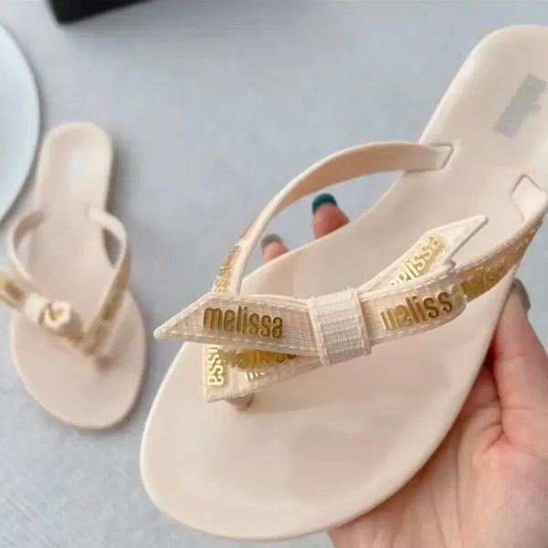 [BUNJANG] Melissa Ribbed Flip-Flops Sandals / 멜리사 쪼리 슬리퍼