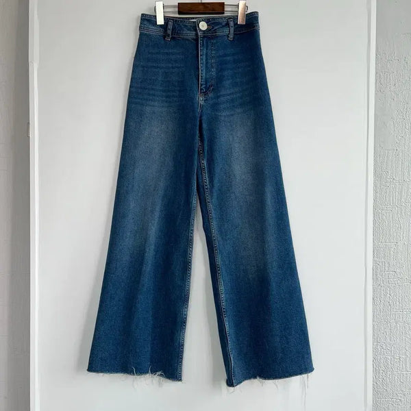 [BUNJANG] ZARA Marine Straight Wide Denim Pants / ZARA 마린 스트레이트 와이드 데님 팬츠